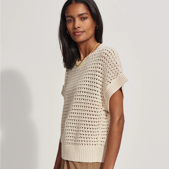 Varley Julianna Knit Top in Birch - Picture 3 of 6